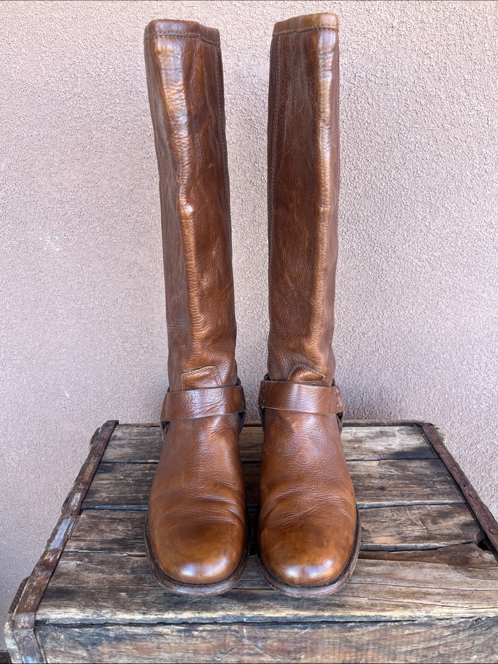 Frye Phillip harness tall boots - Picture 8 of 13